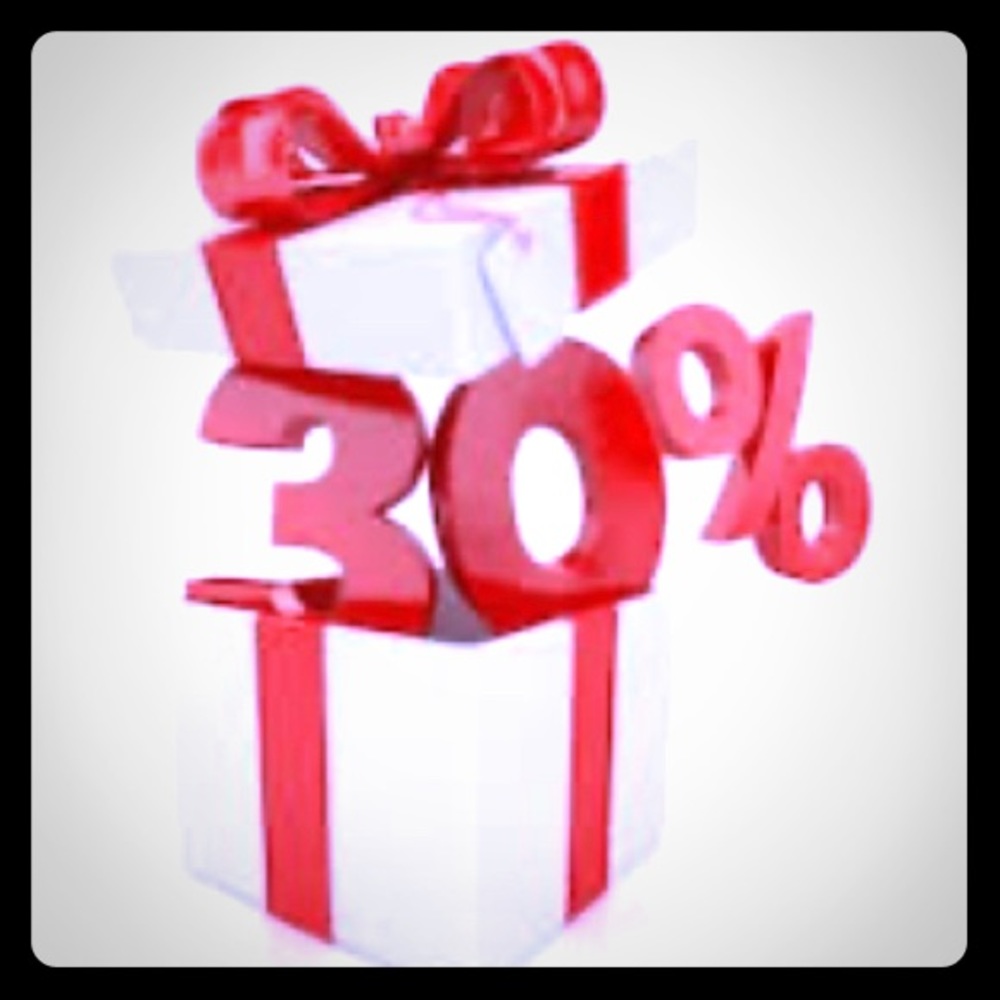 HUGE 30% off 3 or more items